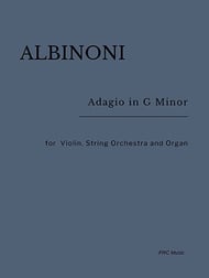 Adagio in G Minor Orchestra sheet music cover Thumbnail